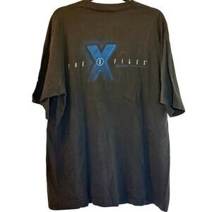 Vintage 90s X-Files 1997 Double Sided Movie Promo Shirt Adult XL